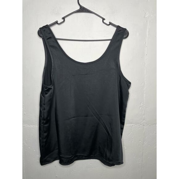 NEW Old Navy Black Silky Tank Top Size Large - Picture 5 of 5